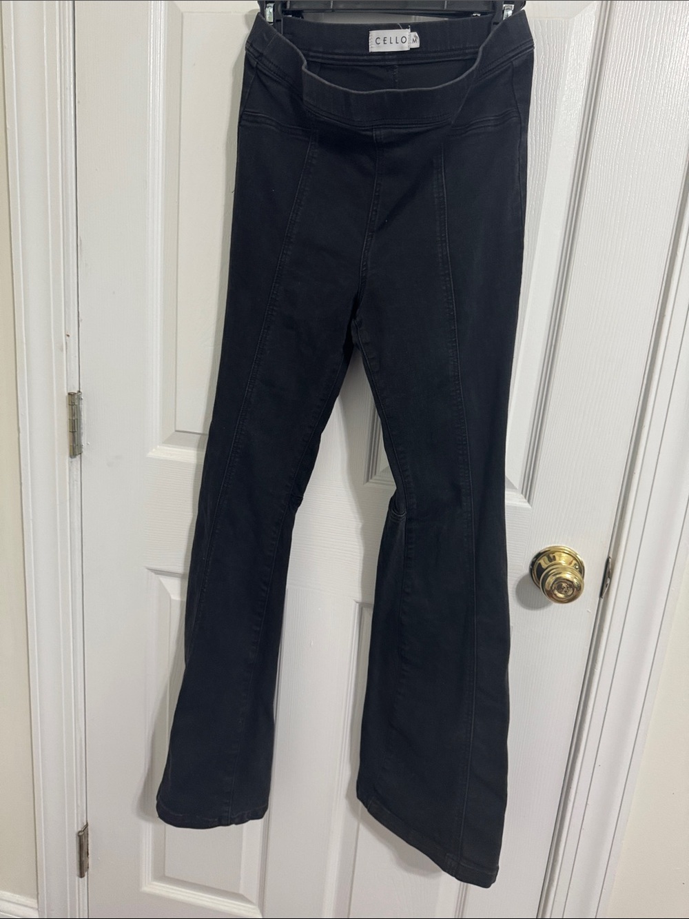 Cello Black Bootcut Stretch Pants